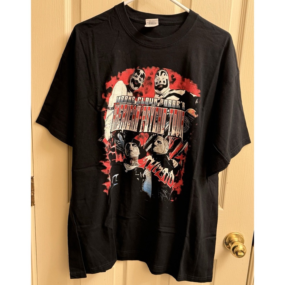 Insane‎ Clown Posse American Psycho 2011 Tour Twiztid T Shirt Size Xl Black